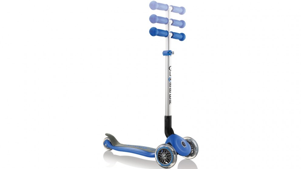 Globber 430-100 Primo Foldable Scooter, Navy Blue