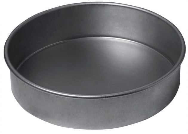 Amco Focus Products Group 16628 8 in. Round Chicago Metallic Non Stick Cake Pan