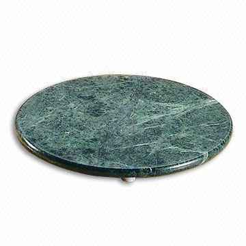 Top Chef Green Marble 8 in. Round Trivet