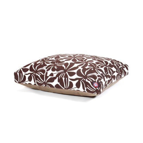 River Soap Company MajesticPet 788995500124 29 x 36 in. Plantation Rectangle Pet Bed&#44; Chocolate