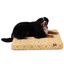 Majestic Pet 78899551655 Citrus Athens Large Orthopedic Memory Foam Rectangle Dog Bed