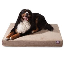 Majestic Pet 78899551669 Pearl Villa Large Orthopedic Memory Foam Rectangle Dog Bed