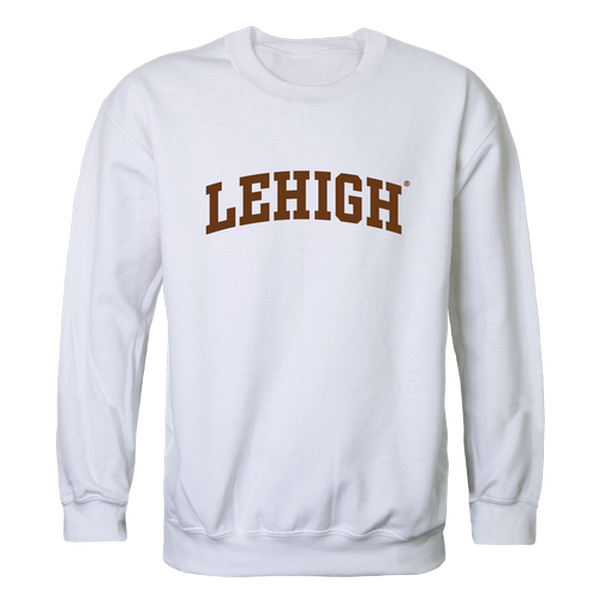 W Republic 546-327-WHT-02 NCAA Lehigh University Arch Crewneck T-Shirt, White - Medium