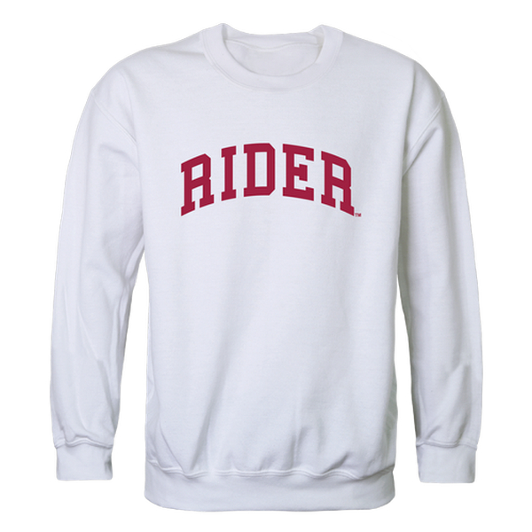 W Republic 546-368-WHT-03 NCAA Rider Broncos Arch Crewneck T-Shirt, White - Large