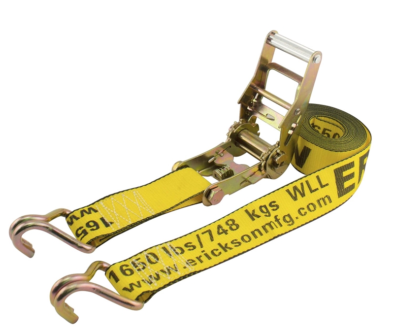 Erickson B Manufacturing 2526705 2 in. x 15 ft. 5000 lbs Ratcheting Tie-Down Strap