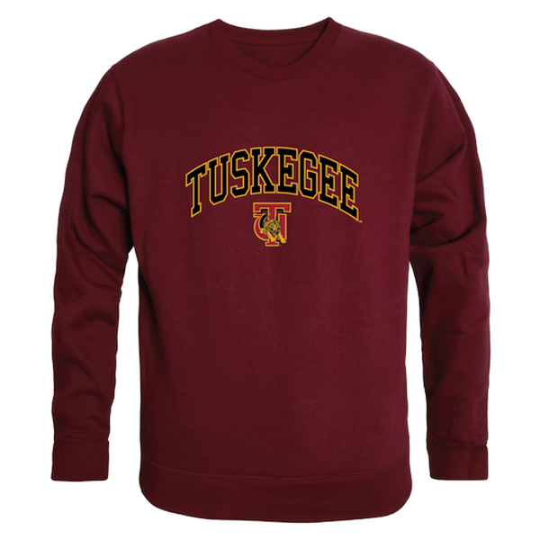 W Republic Products 541-240-MAR-04 Tuskegee University Campus Crewneck T-Shirt, Maroon - Extra Large