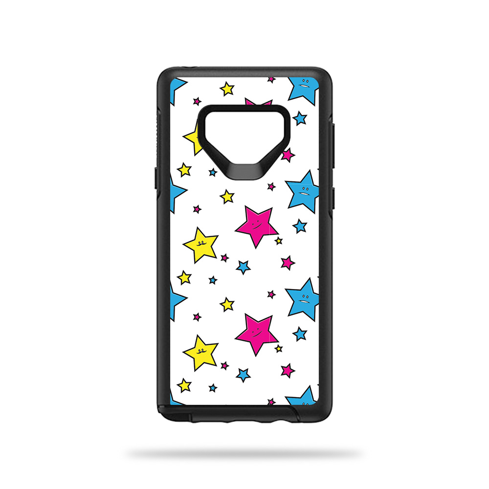 MightySkins OTSSGNOT9-Smiley Stars Skin for Otterbox Symmetry Galaxy Note 9 - Smiley Stars