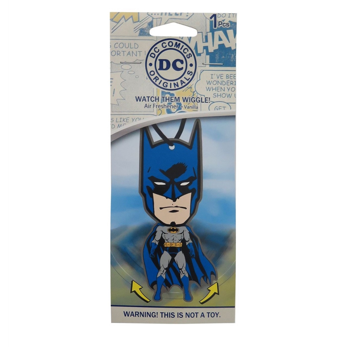 DC Comics airfreshbatwig Batman Wiggle Vanilla Air Freshener