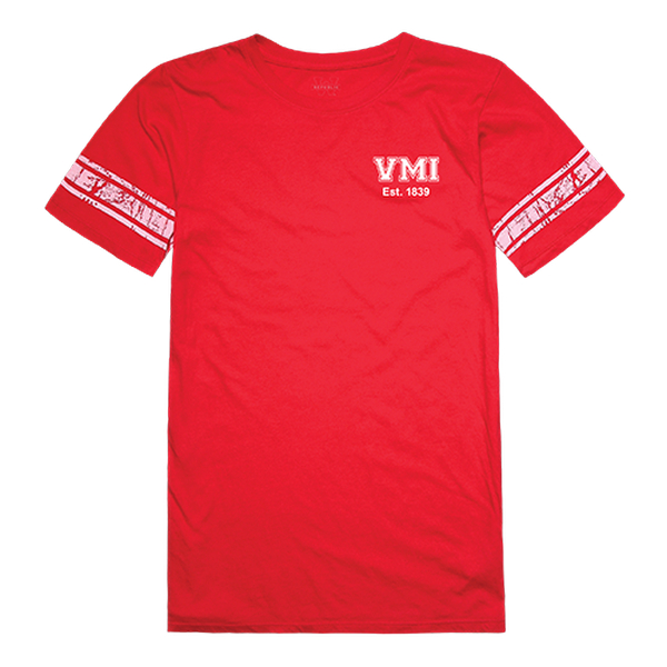W Republic 534-399-RED-05 Virginia Military Institute Practice T-Shirt for Women, Red - 2XL