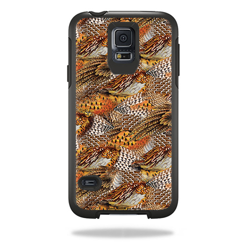 MightySkins OTSSGS5-Pheasant Feathers Skin for Otterbox Symmetry Samsung Galaxy S5 Case - Pheasant Feathers