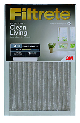 3M 300DC-6 Gray Dust Reduction Filtrate Filter, 16 x 20 x 1 in. - Pack of 6