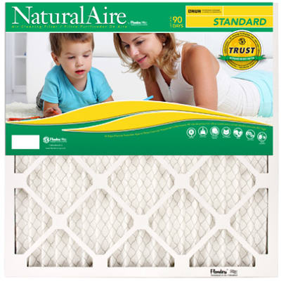 Flanders 84955.011830 18 x 1 in. NaturalAire Standard Pleated Air Filter - Pack Of 12