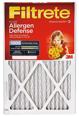 3M 9803-6 Red Micro Filtrate Filter- 20 x 25 x 1 in. - Pack of 6