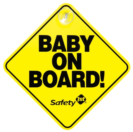 Safety 1st Juvenile Baby On Board Sign  48918
