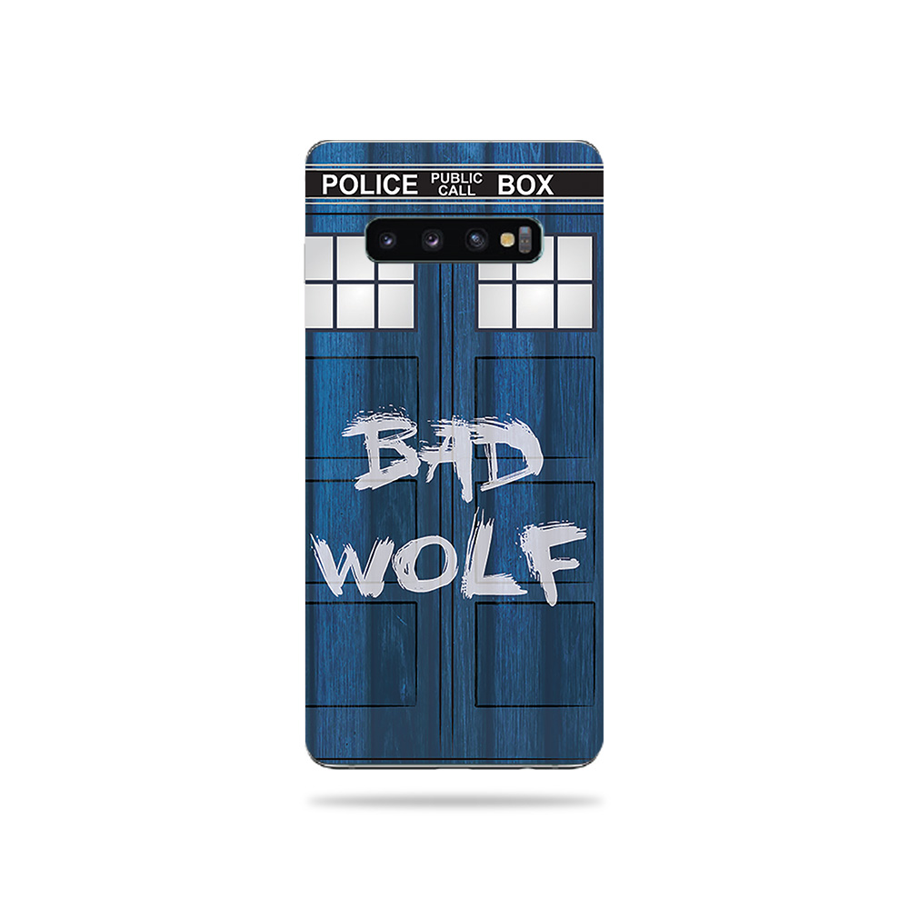 MightySkins SAGS10PL-Time Lord Box Skin for Samsung Galaxy S10 Plus - Time Lord Box