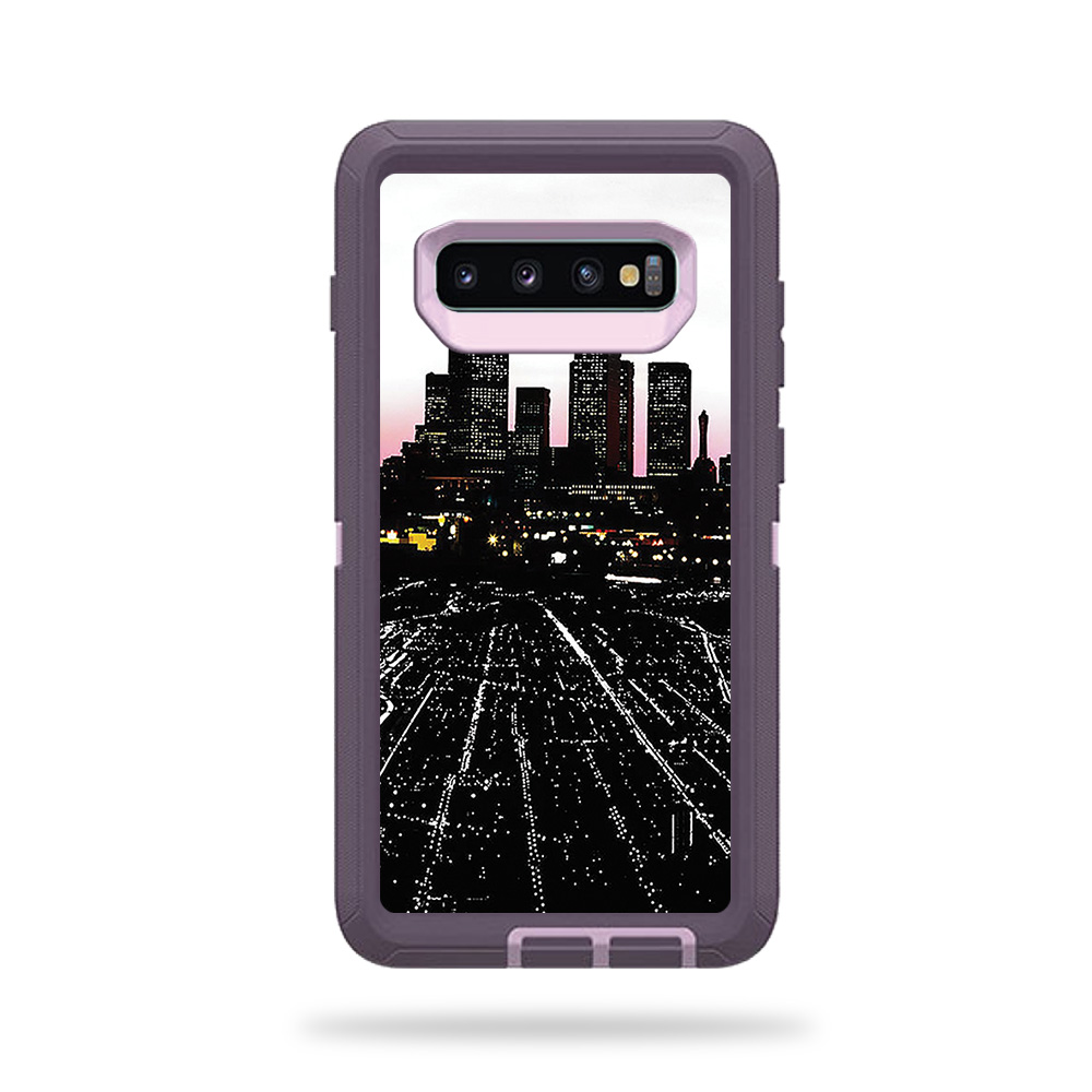 MightySkins OTDESG10PL-Urban Night Skin for Otterbox Defender Samsung Galaxy S10 Plus - Urban Night