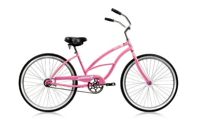 Micargi PANTERA-F-PK 26 in. Pantera Womens Beach Cruiser Bicycle- Pink