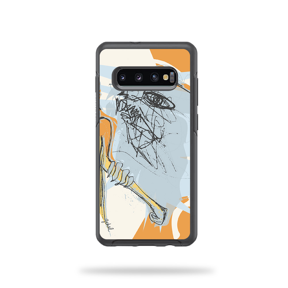 MightySkins OTSYSG10-Seeing The Invisible Skin for Otterbox Symmetry Samsung Galaxy S10 - Seeing the Invisible