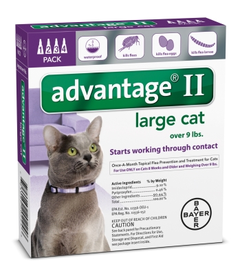 Bayer BY20224 Advantage Ii Large Cat- 4 Pack