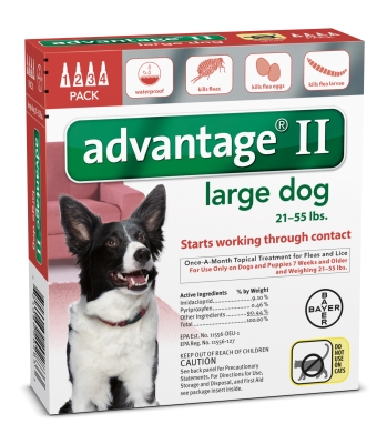 Bayer BY20283 Advantage Ii Large Dog- 4 Pack
