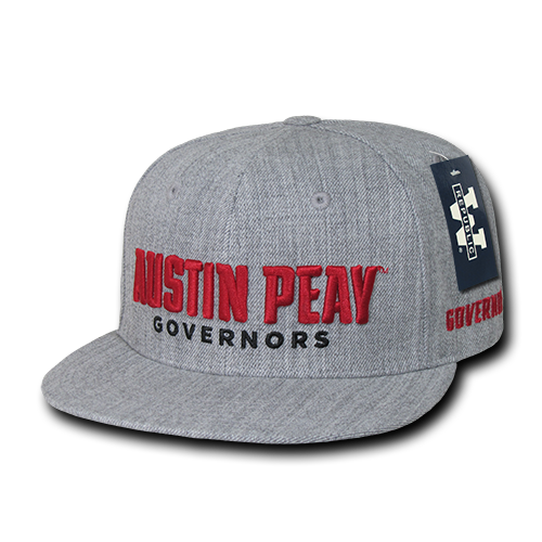 W Republic Game Day Fitted Austin Peay- Heather Grey - Size 7.25