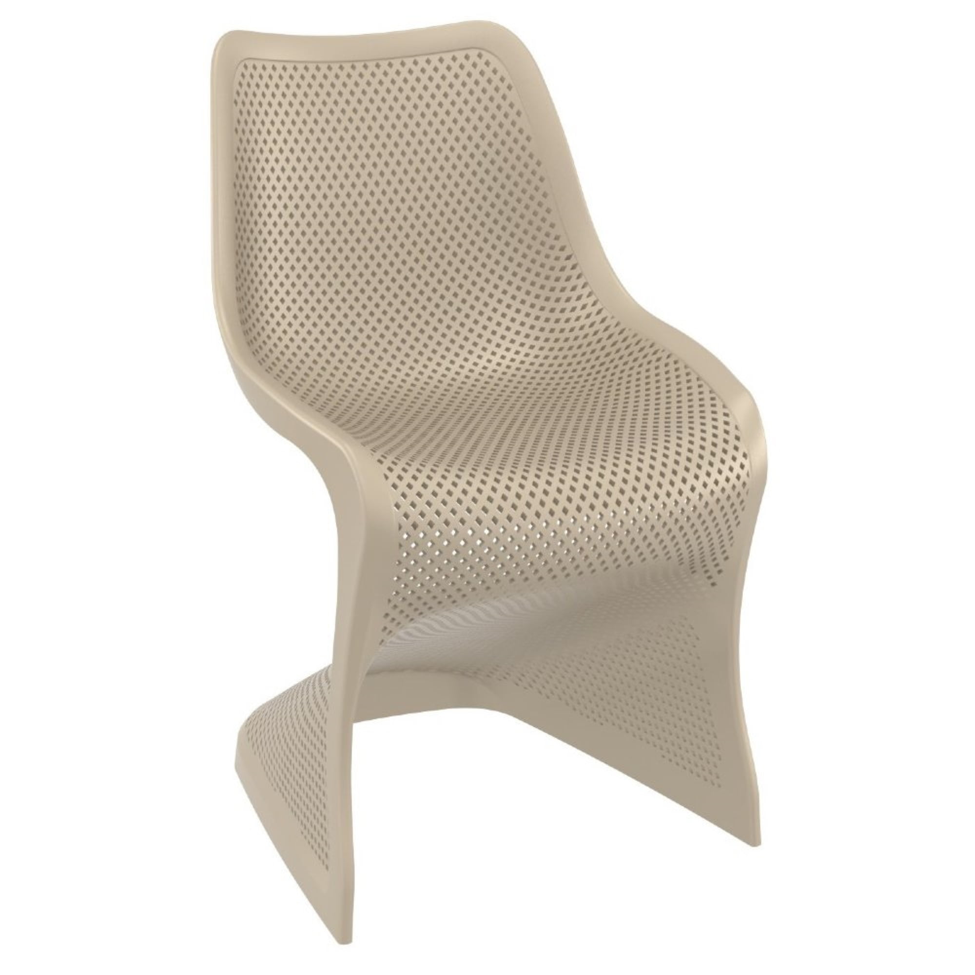 SIESTA ISP048-DVR Bloom Dining Chair Dove Gray -  set of 2