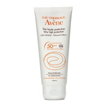 Avene 16299614601 Very High Protection Mineral Lotion SPF 50 Plus - For Intolerant Skin - 100ml-3.3oz