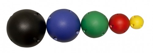 FABRICATION ENTERPRISES 10-1763-2 Blue Ball No 4 for MVP & Multi-Axial Platform System - Pair