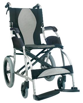 Karman Healthcare S-2501F18SS-TP Ergonomic Wheelchair-Pearl Silver
