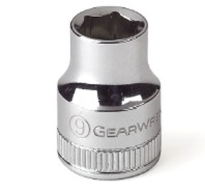 GearWrench 80375 0.38 in. Drive 6 Point Metric Standard Socket - 7 mm.