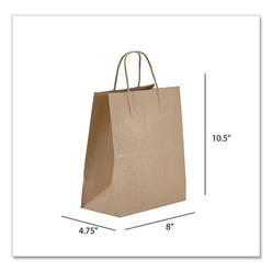 Prime Time NK8510 8 x 5 x 10 in. Kraft Paper Bags&#44; Natural