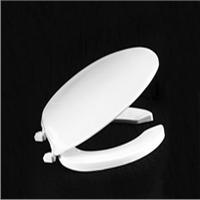 Centoco Manufacturing Corporation Centoco 620-301 Crane White Elongated Premium Plastic Toilet Seat With Open front