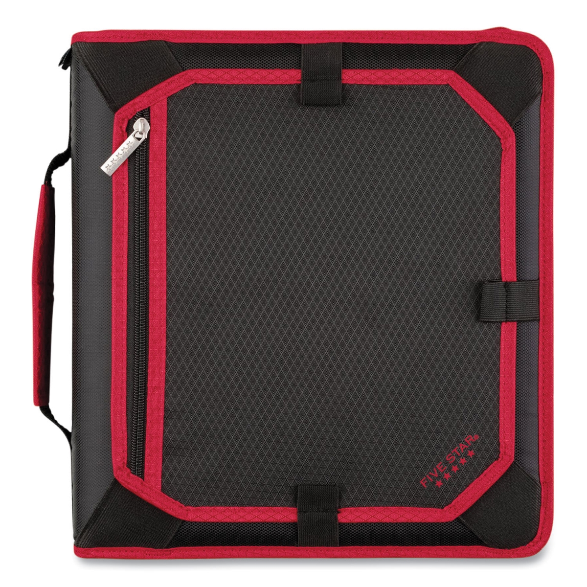 MEAD PRODUCTS LLC Mead Products 29052CE8 2 in. 3 Rings Zipper Binder&#44; Black & Red Accents