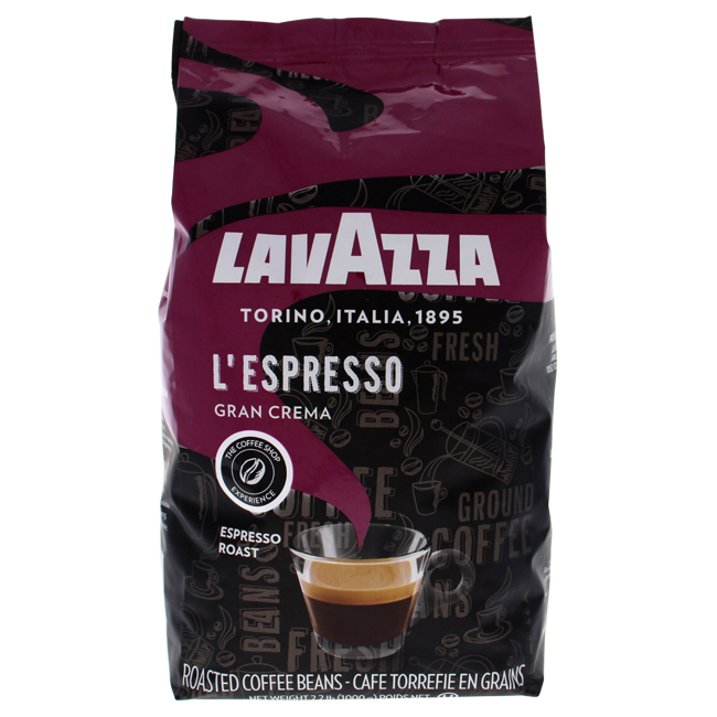 Lavazza LVS2499 35.2 oz LEspresso Gran Crema Roast Whole Bean Coffee by Lavazza Coffee for Unisex