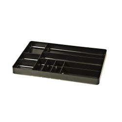 Ernest 5011 10 Compartment Tray, Black