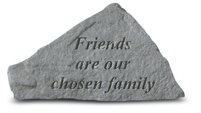 Kay Berry Inc Kay Berry- Inc. 71520 Friends Are Our Chosen Family - Garden Accent - 5 Inches x 2.75 Inches