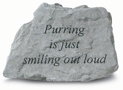 Kay Berry Inc Kay Berry- Inc. 74520 Purring Is Just Smiling Out Loud - Garden Accent - 4.5 Inches x 3.75 Inches