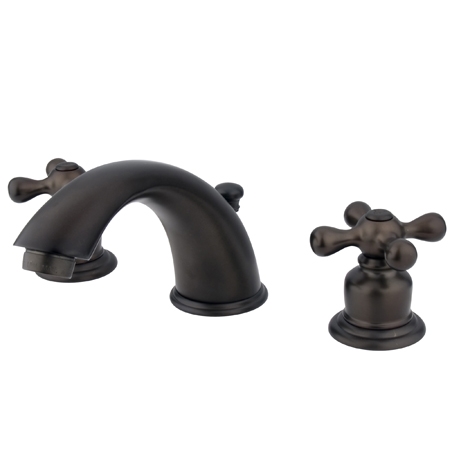 Kingston Brass GKB975X Water Saving Victorian Widespread Lavatory Faucet, Oil Rubbed Bronze