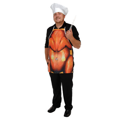 BEISTLE CO Beistle 90034 Thanksgiving Fabric Novelty Apron Pack of 6