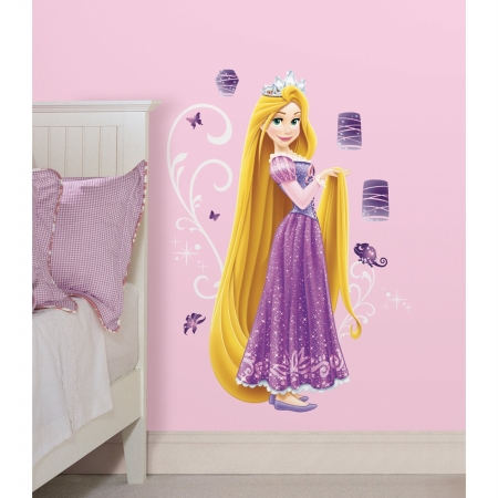 RoomMates Room Mates RMK2552GM Disney Press Rapunzel Peel And Stick Giant Wall Decals