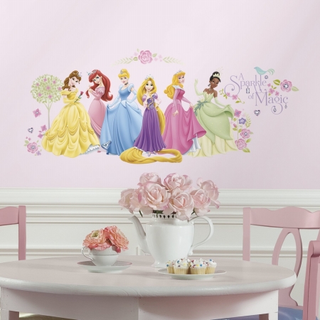 RoomMates Room Mates RMK1903SCS Disney Glow With in Princess Wall Decals