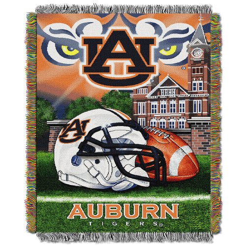 Luxury Home LHM COL Auburn Tigers Acrylic Decorative Tapestry Throw, 48 x 60 in.