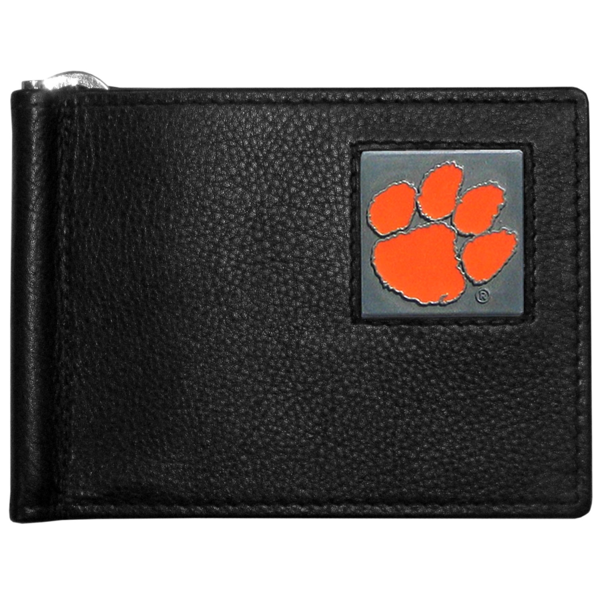 Siskiyou Sports Siskiyou CBCW69 Male NCAA Clemson Tigers Leather Bill Clip Bi-fold Wallet