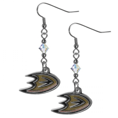Siskiyou Sports HCE55 NHL Anaheim Ducks Crystal Dangle Earrings