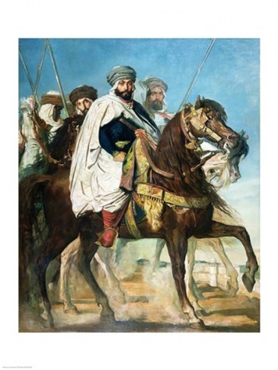 Posterazzi BALXIR212507LARGE Ali Ben Ahmed Poster Print by Theodore Chasseriau - 24 x 36 in. - Large