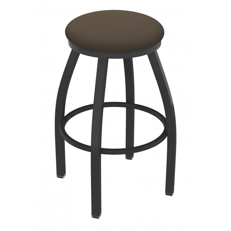 Holland Bar Stool X80236PW006 36 in. XL 802 Misha Swivel Extra Tall Bar Stool with Pewter & Canter Earth Seat