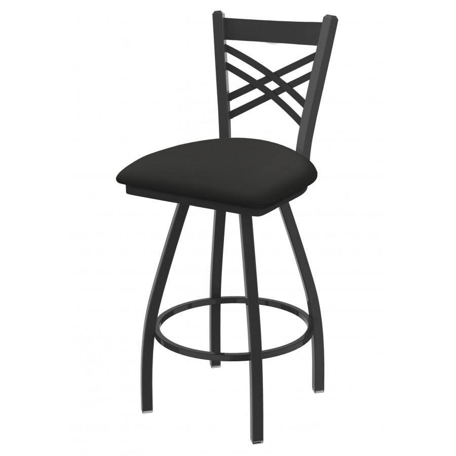 Holland Bar Stool X82030PW008 30 in. XL 820 Catalina Swivel Bar Stool with Pewter & Canter Iron Seat