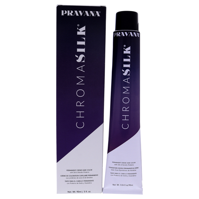 PRAVANA I0105070 3 oz ChromaSilk Creme Hair Color, 5.66 Light Intense Red Brown