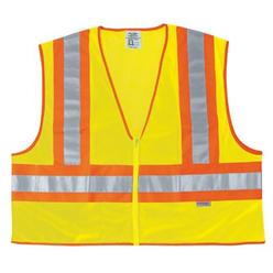 River City Clocks River City MCR Safety WCCL2L MCR Safety® Luminator™ Class 2 Two-Tone Mesh Vest, X-Large, Lime, 1/Each
