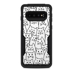 DecalGirl OCS10-MOODYCATS OtterBox Commuter Samsung Galaxy S10 Case Skin - Moody Cats